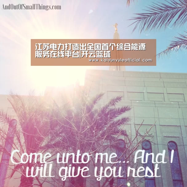 江苏电力打造出全国首个综合能源服务在线平台|开云篮球(图3) 开云篮球